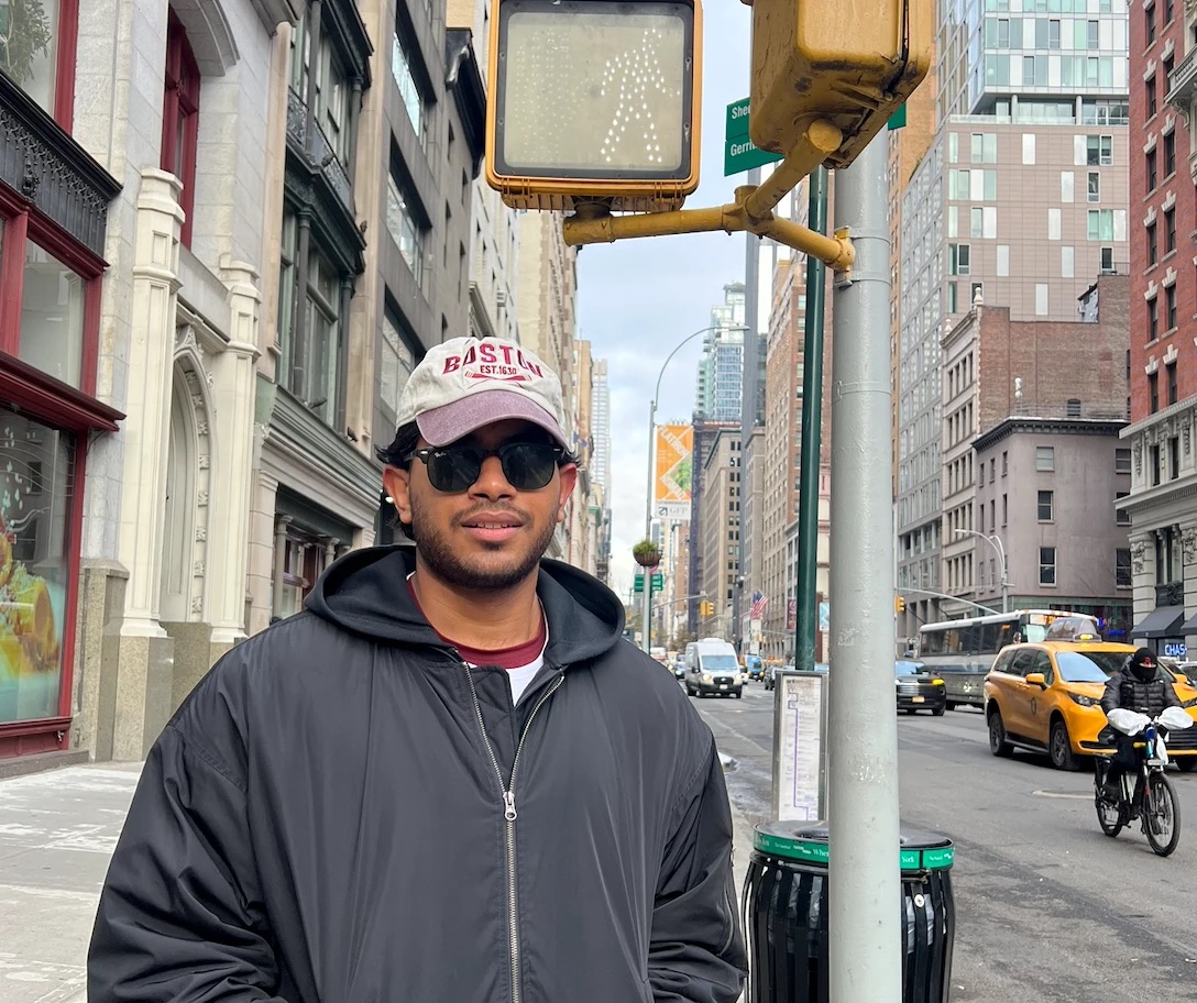 MD Rabbi on a street in New York City